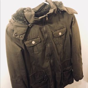 Olive Green utility jacket